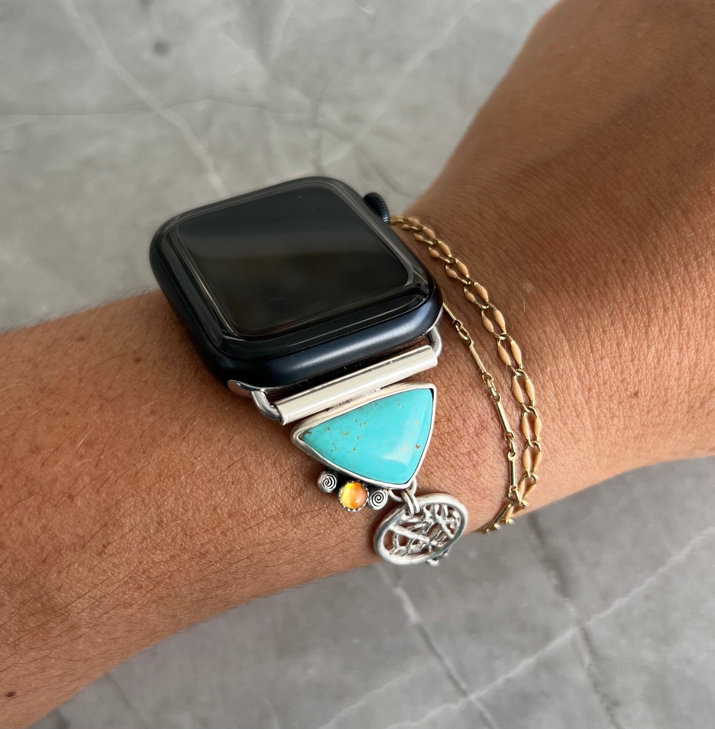 Turquoise Hurricanes Apple Watch Band