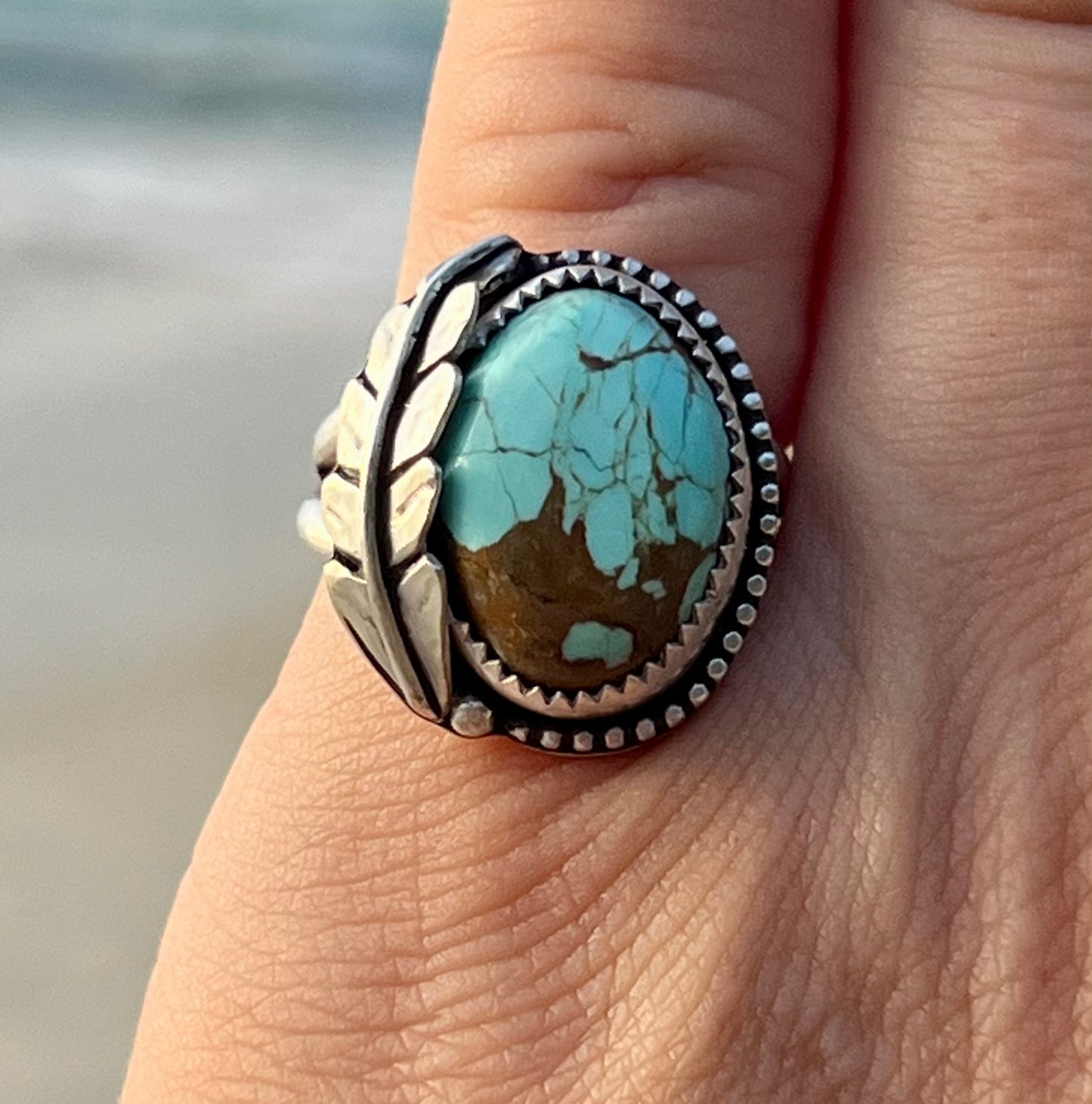 Turquoise Native Ring (size 6)