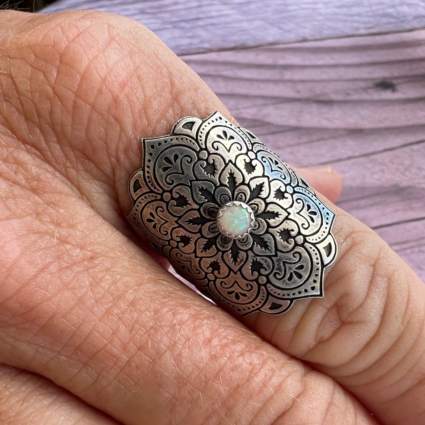Mandala Ring (size 9)