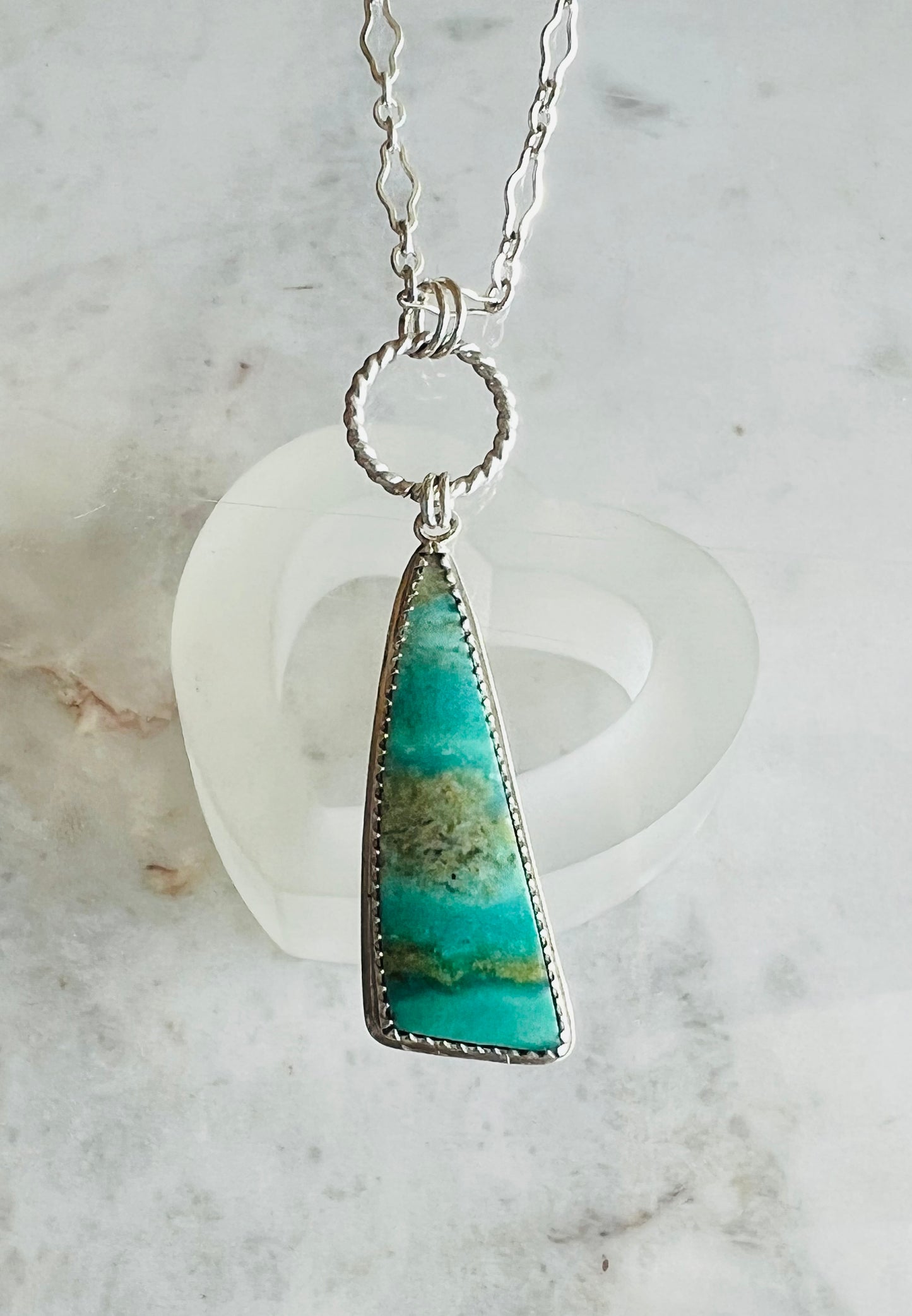 Opal Petrified Wood Necklace
