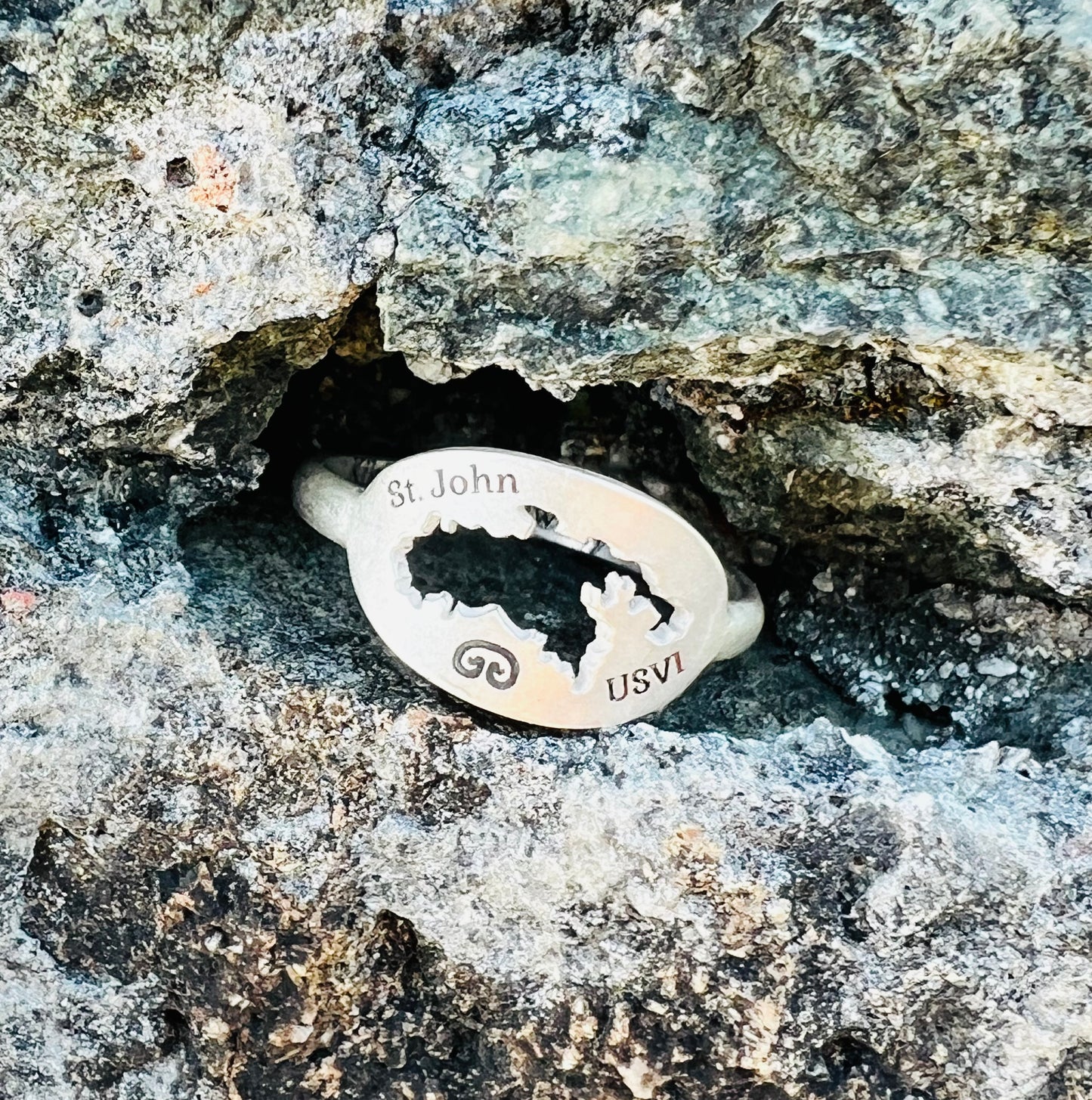 STJ Petroglyph Ring