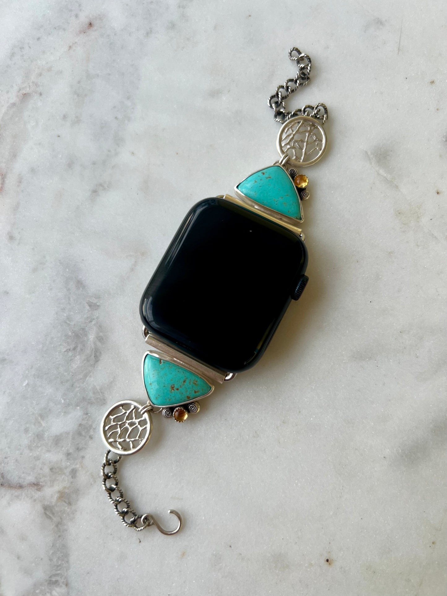 Turquoise Hurricanes Apple Watch Band