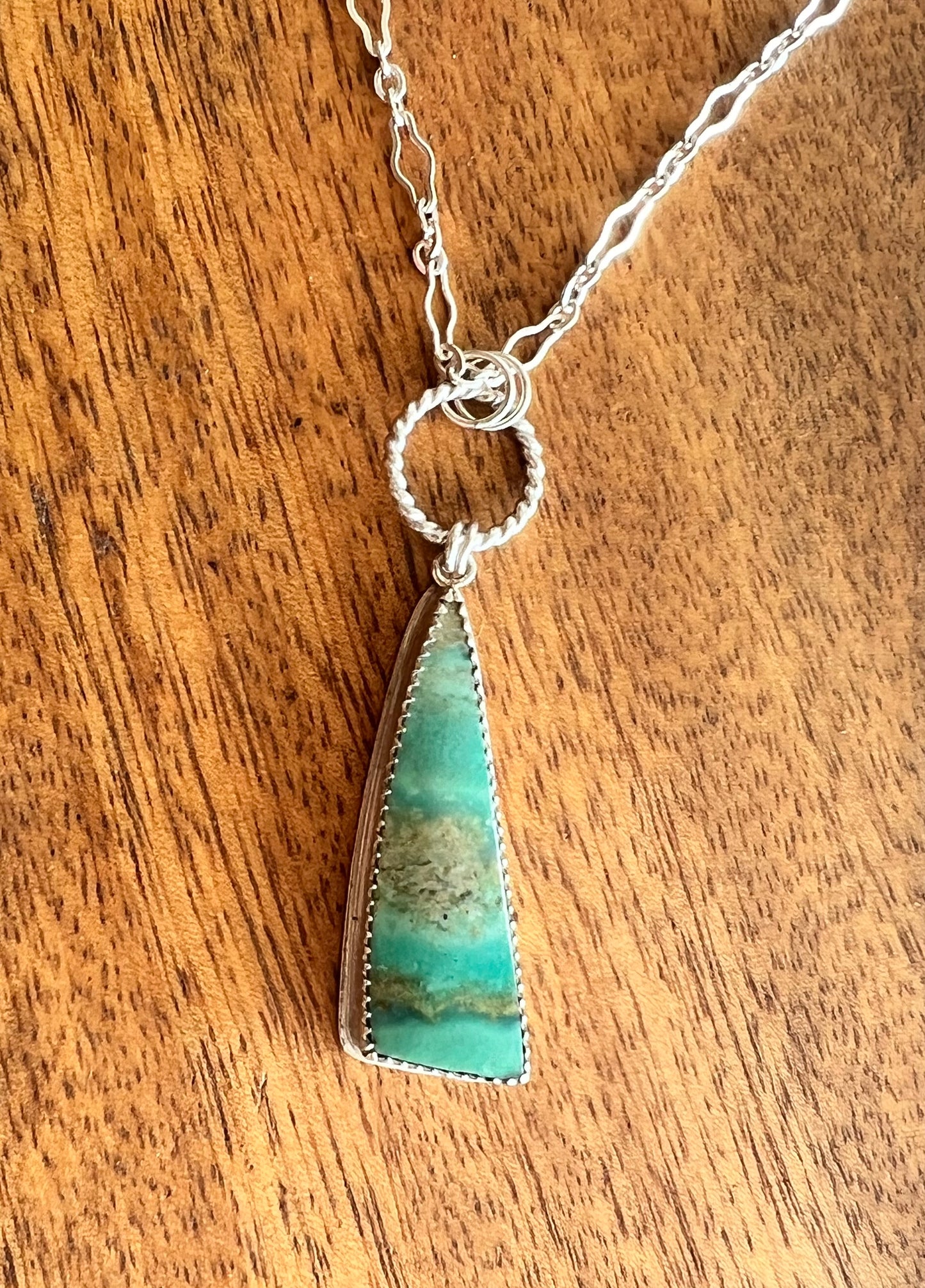 Opal Petrified Wood Necklace