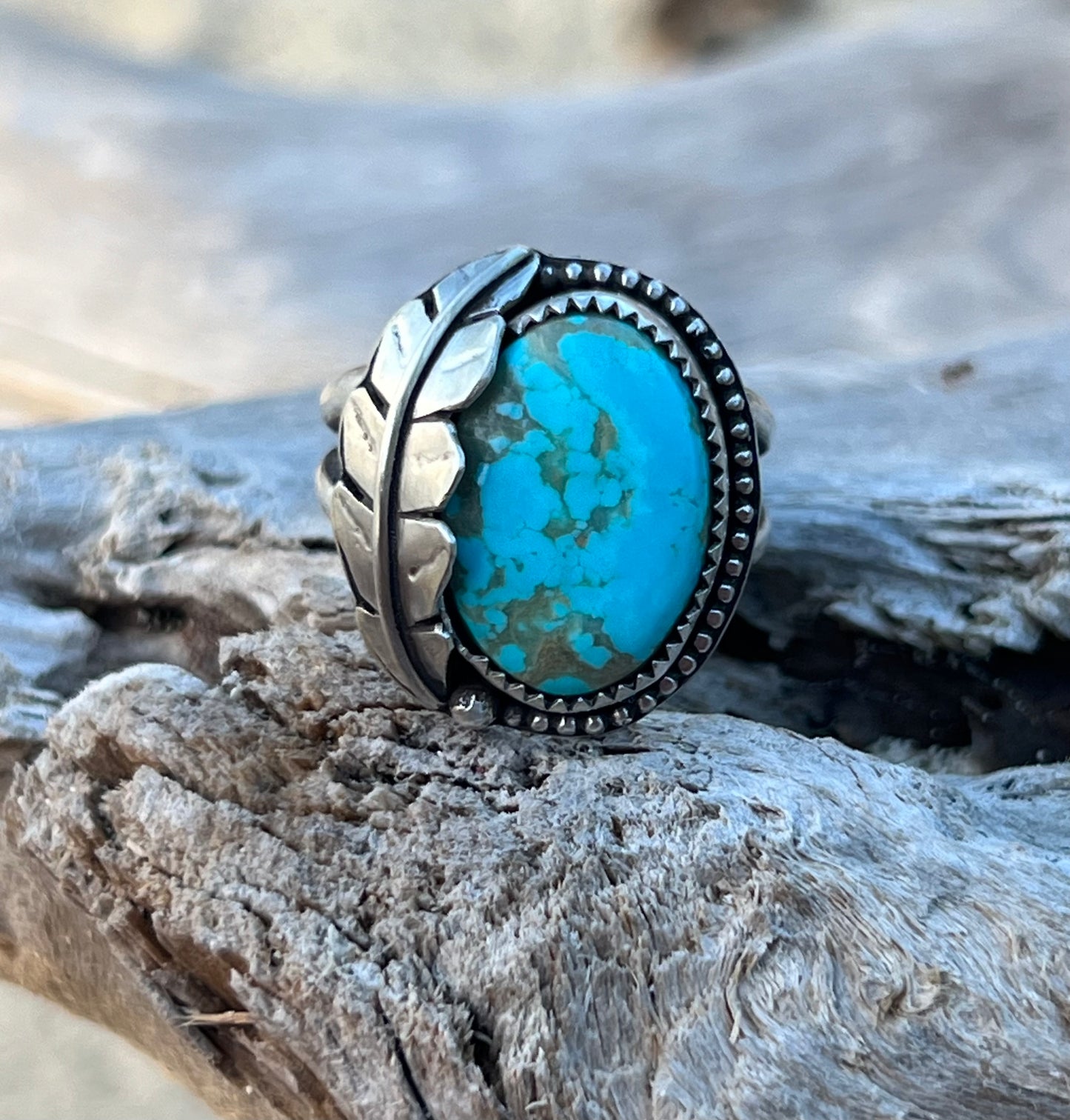 Turquoise Native Ring (size 8)