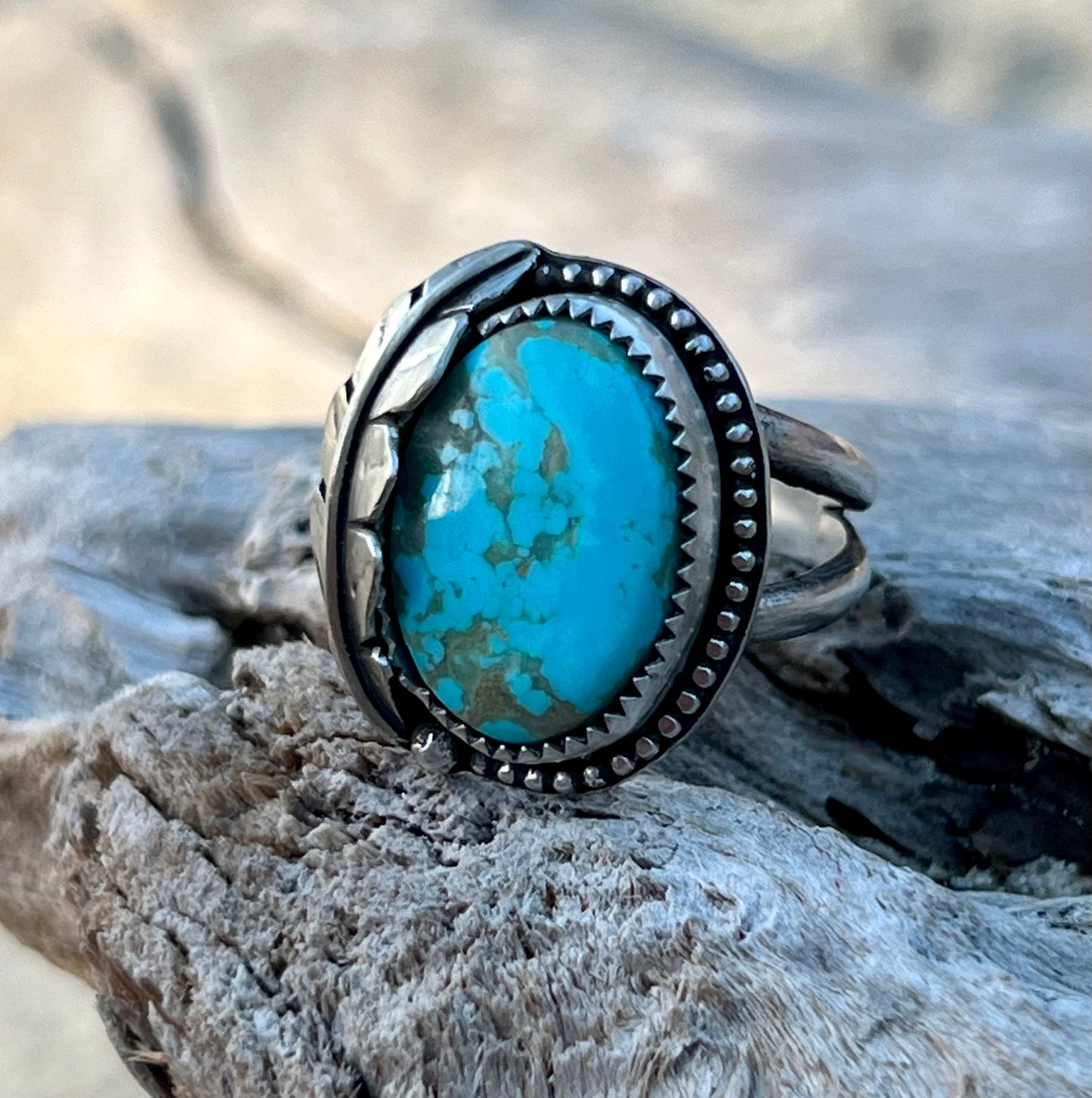 Turquoise Native Ring (size 8)