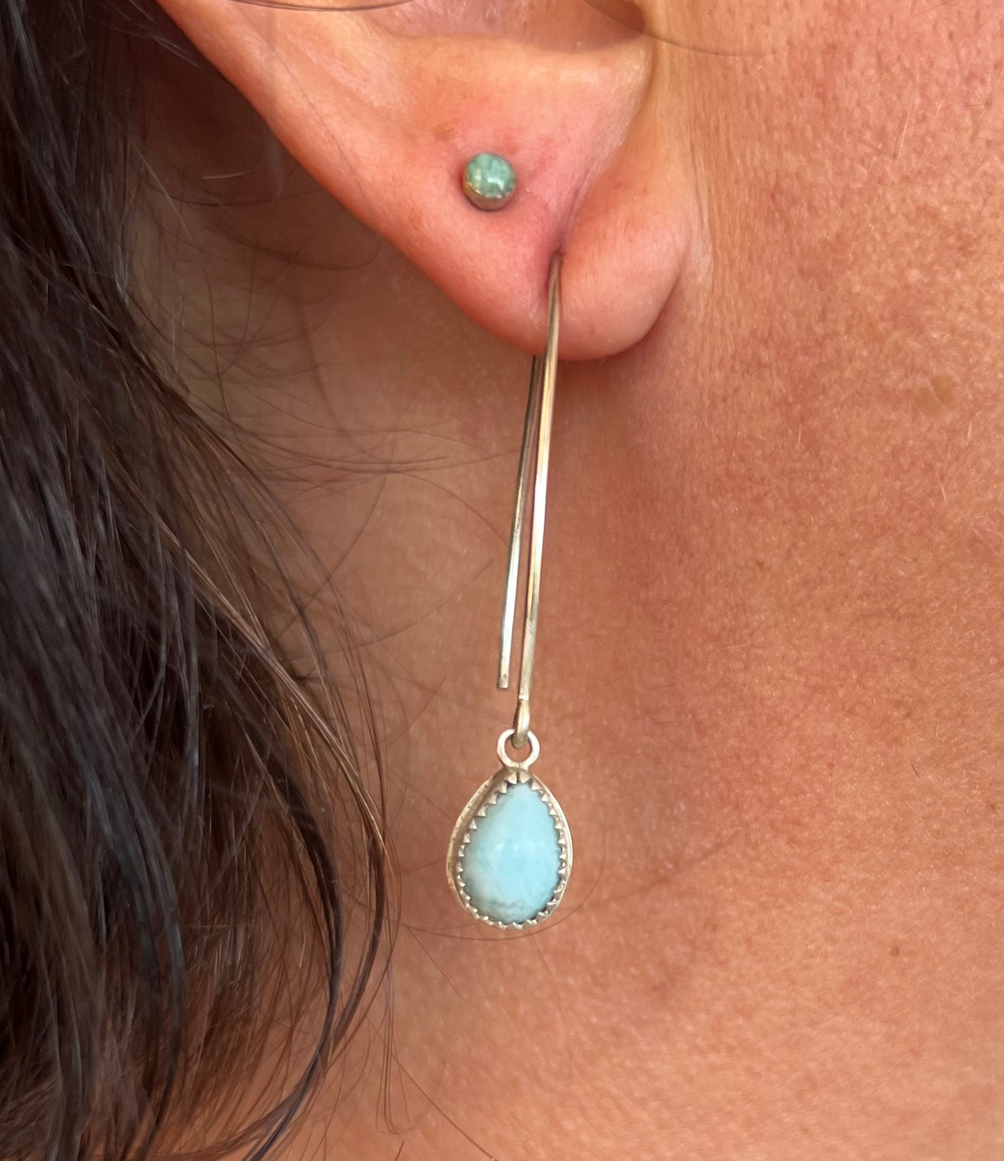 Larimar Drop Earrings