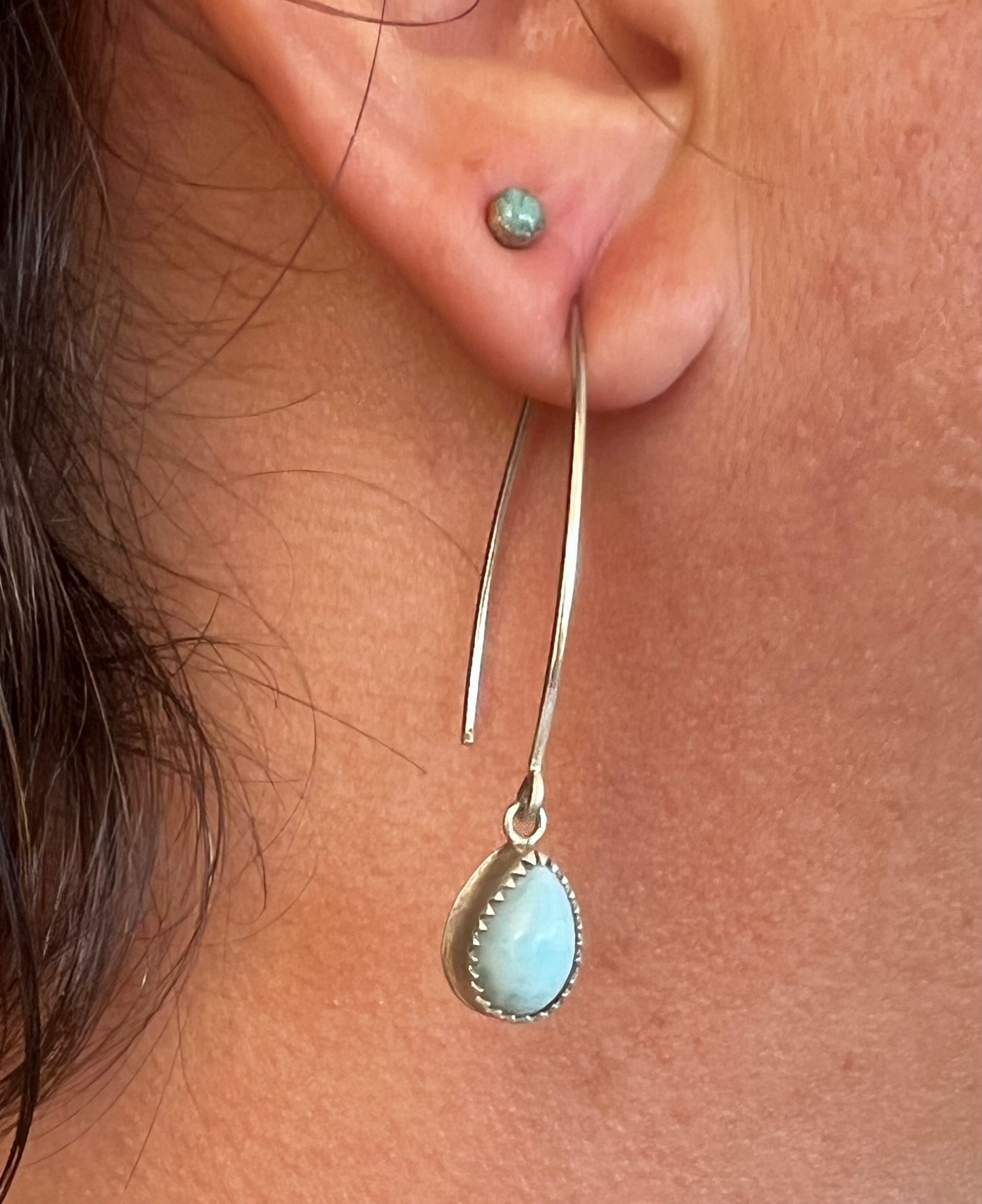 Larimar Drop Earrings