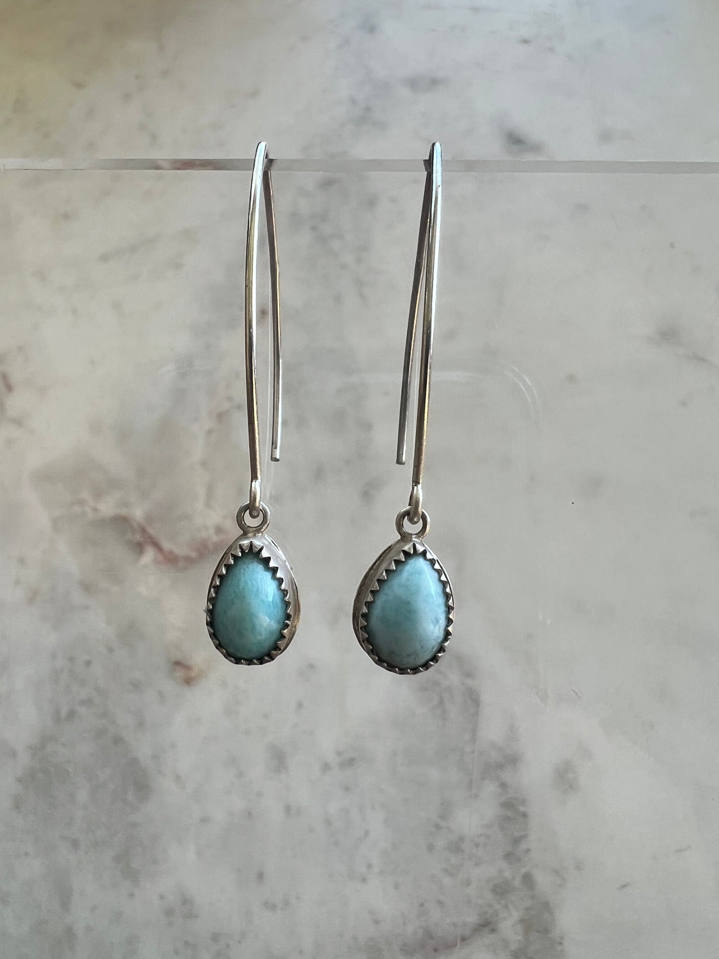 Larimar Drop Earrings