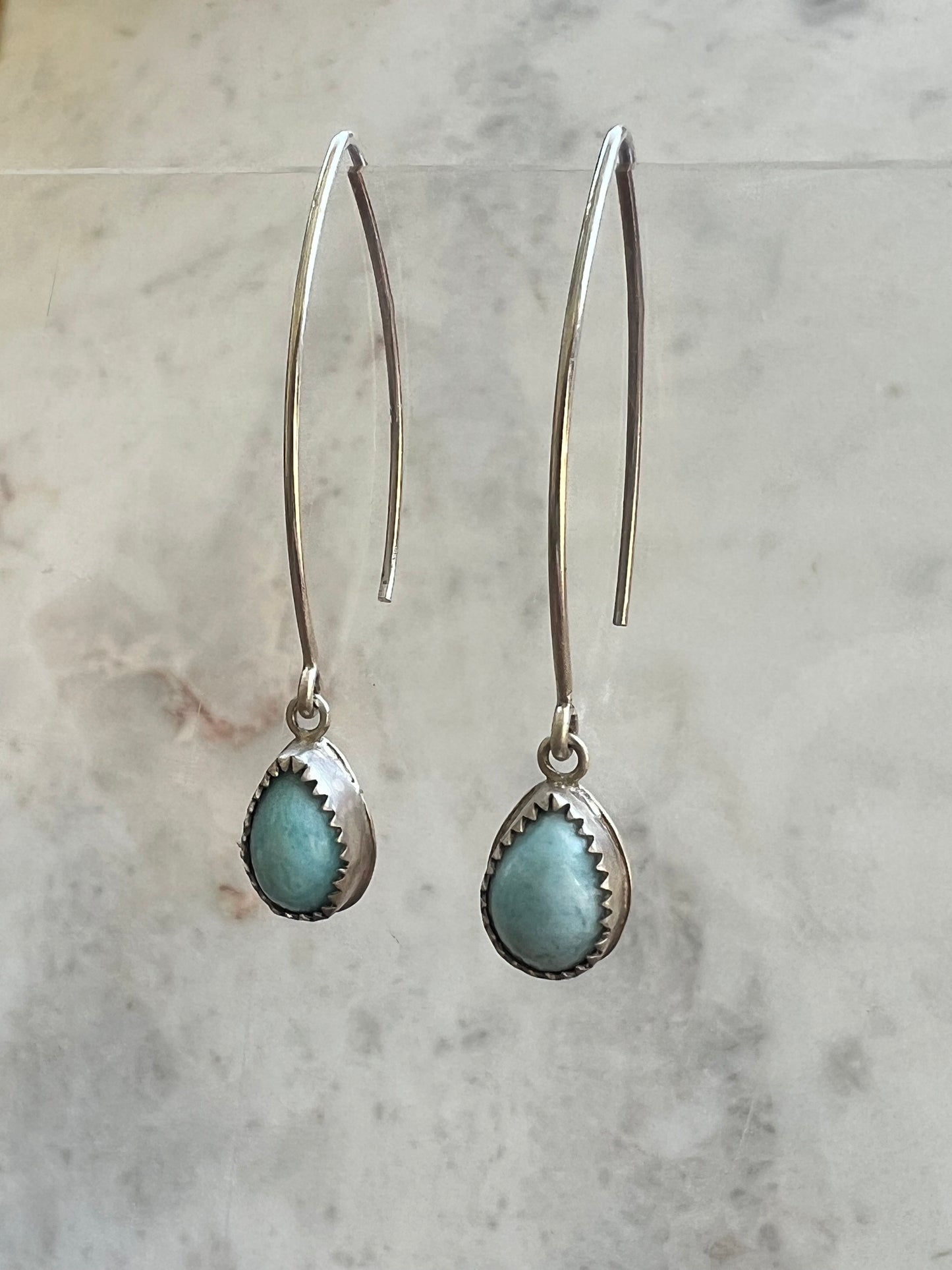 Larimar Drop Earrings