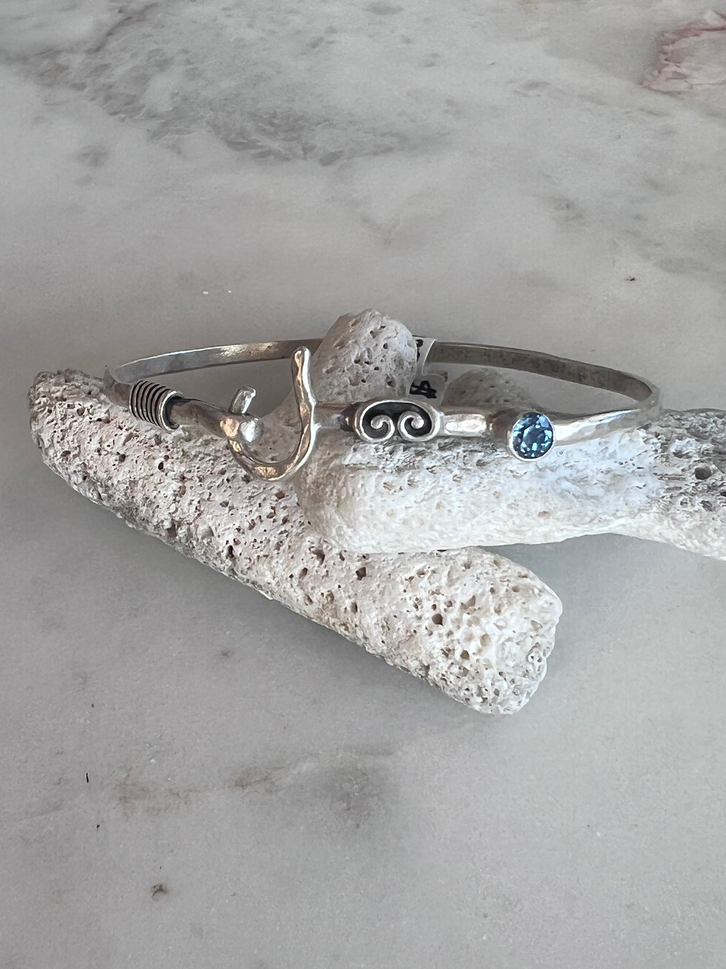 STJ Hook Bracelet w/ Topaz