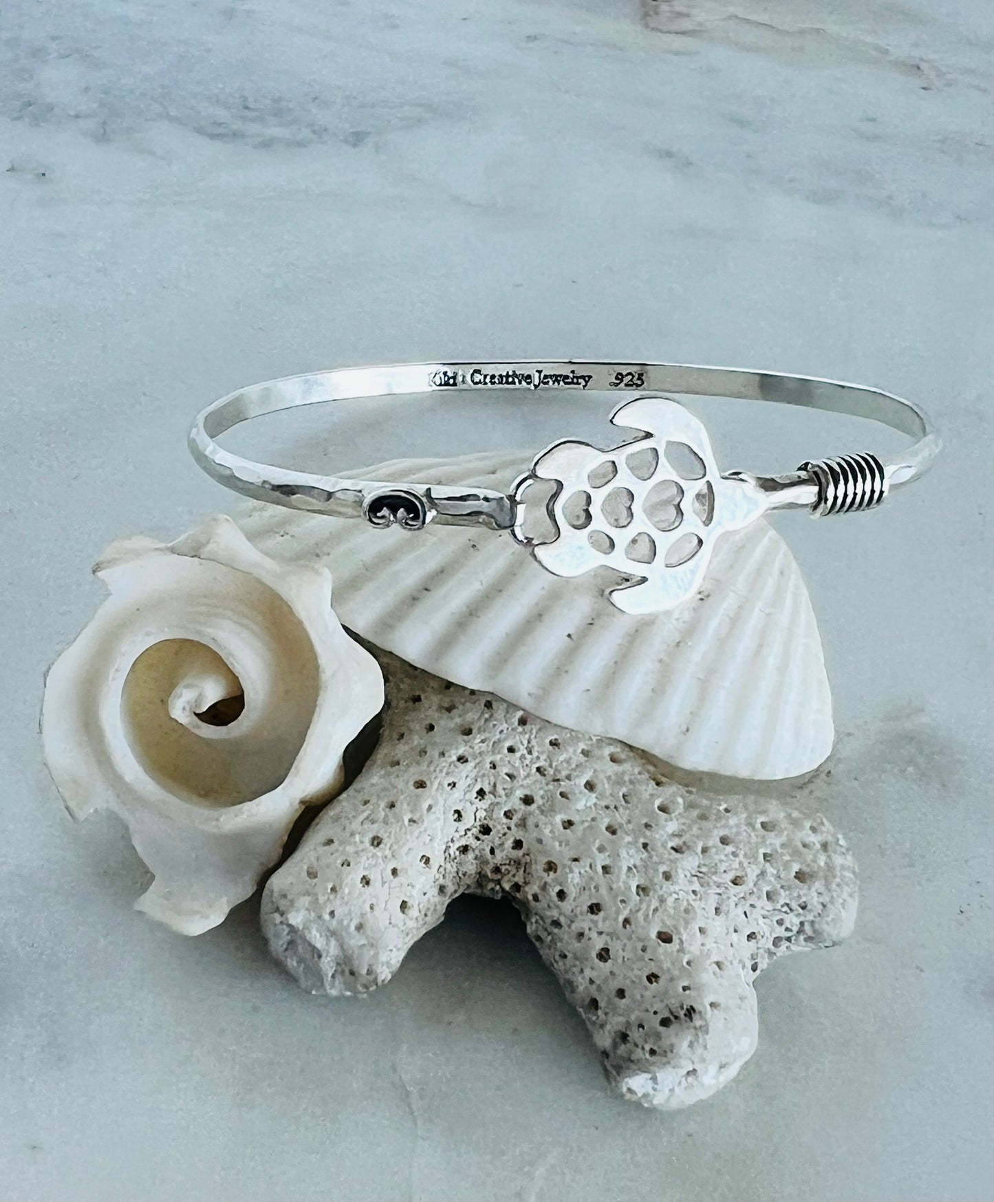 Silver Turtle 2mm band