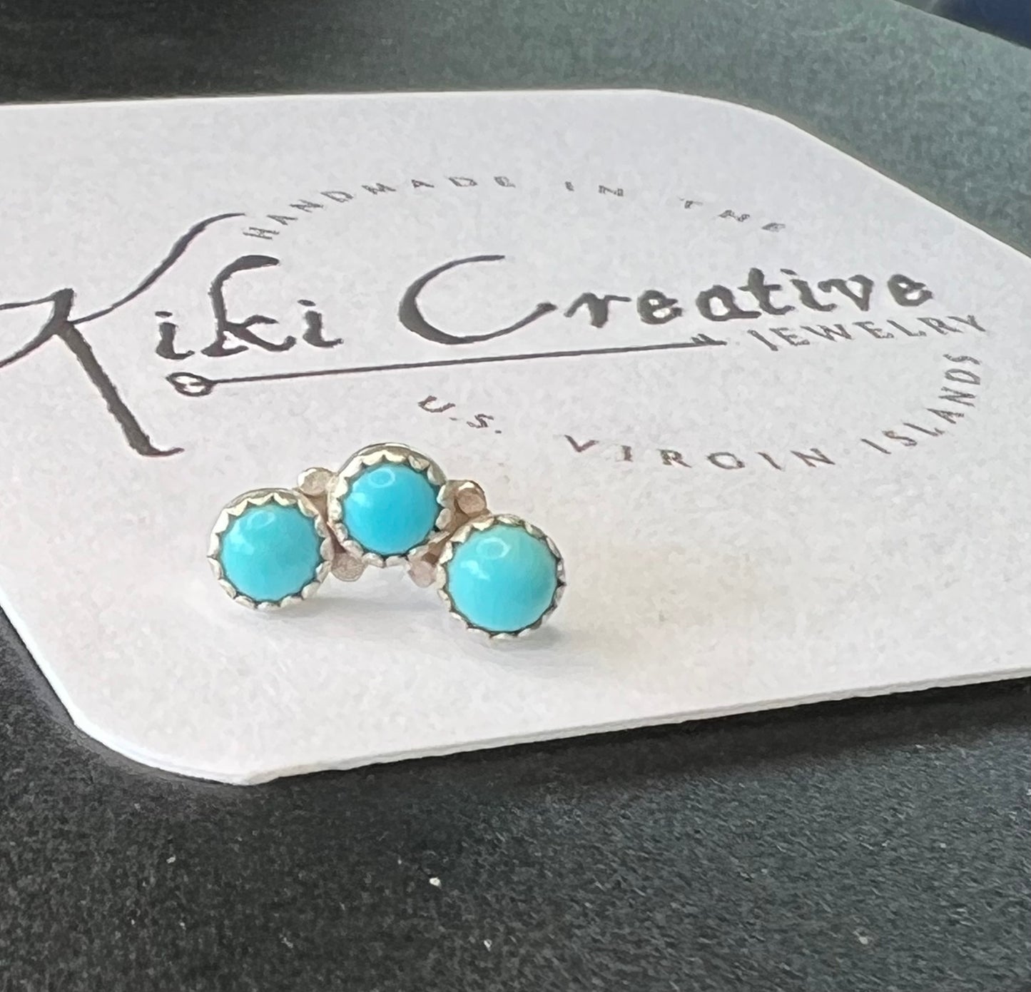 Turquoise Stud (single)