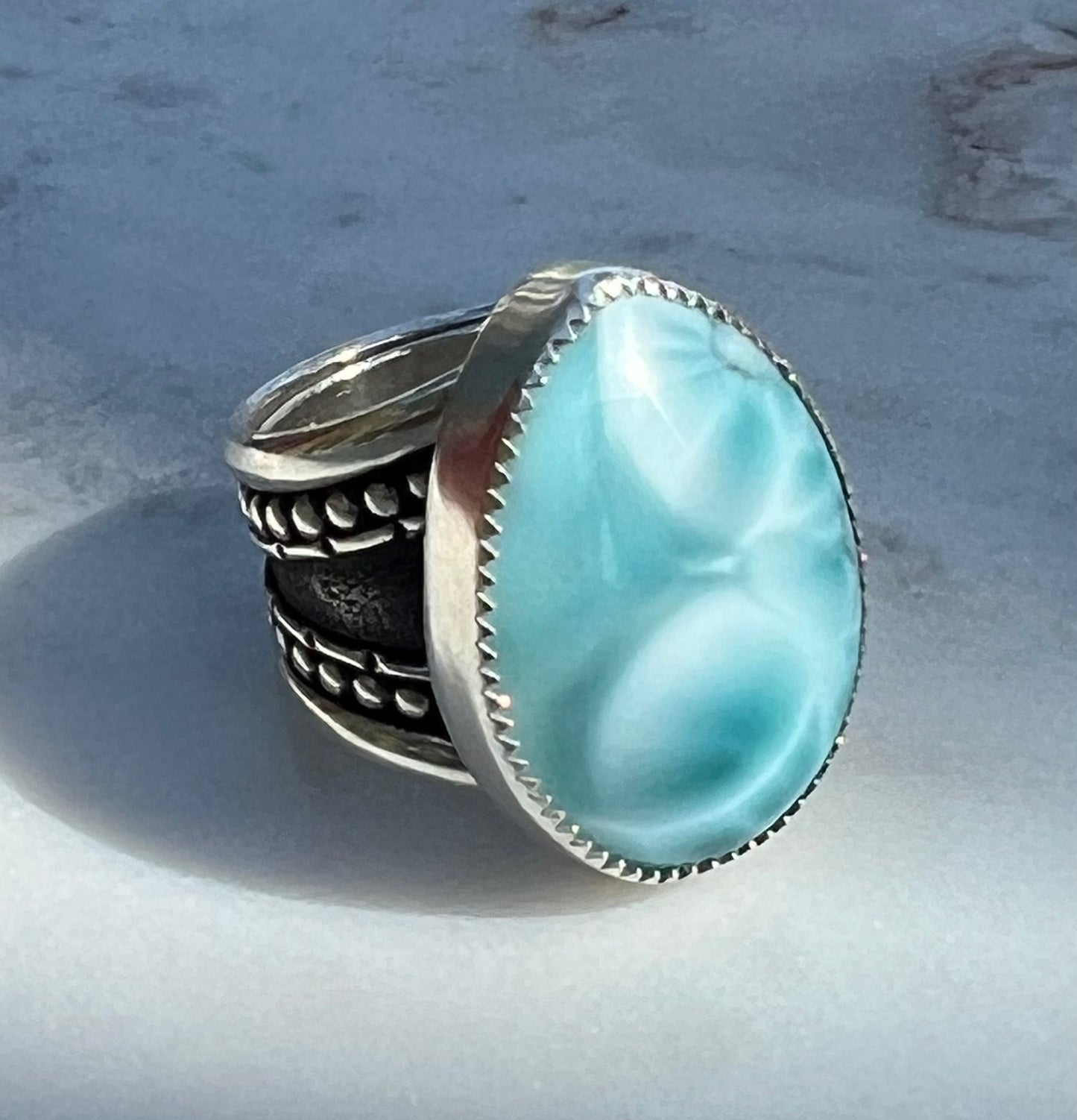 Larimar Ocean Ring
