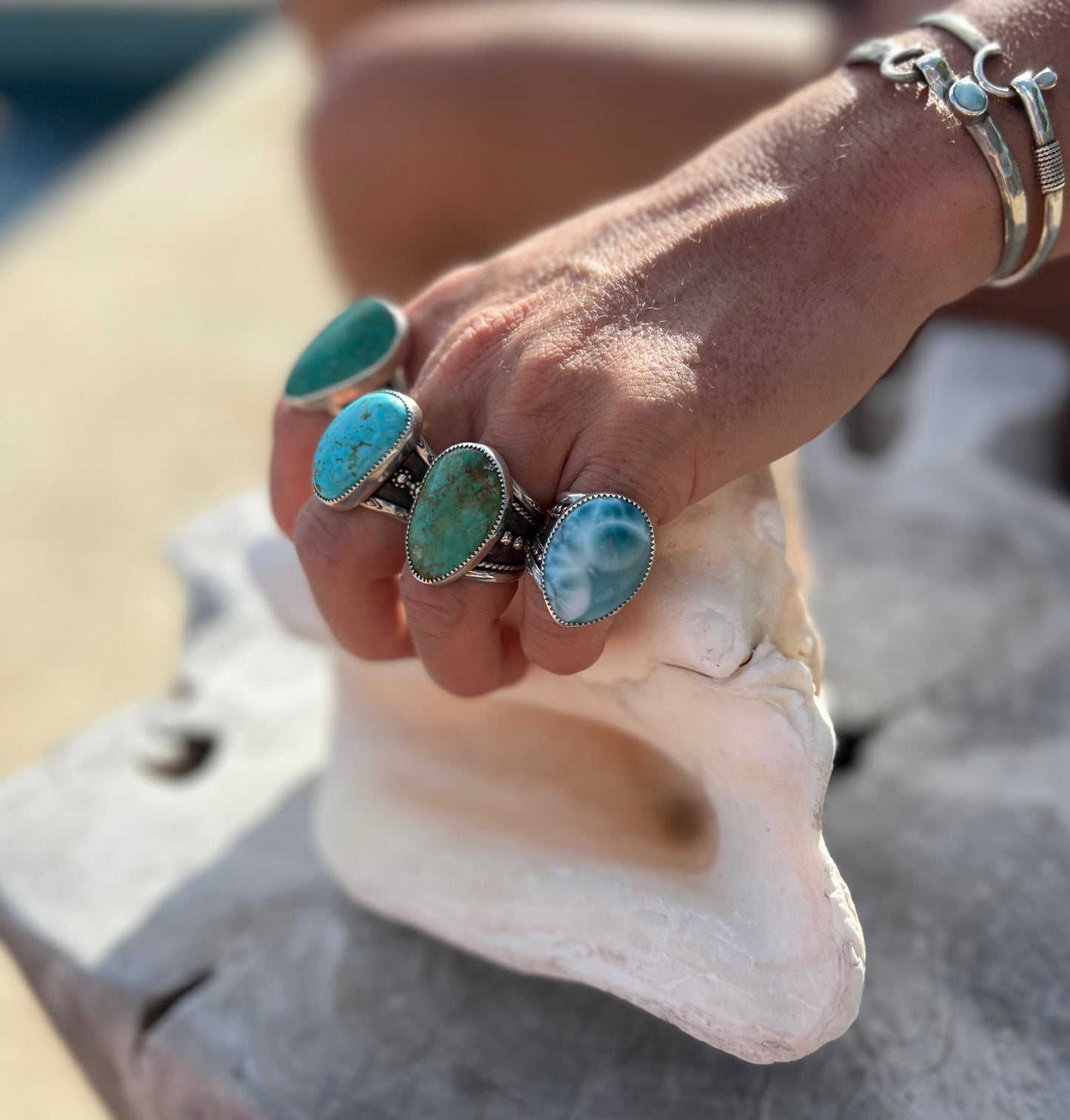 Larimar Ocean Ring