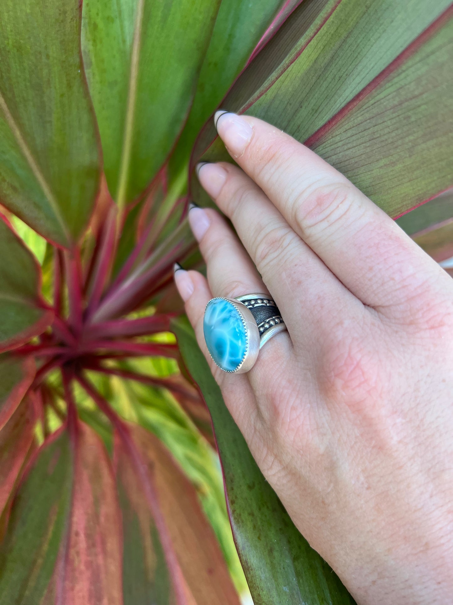 Larimar Ocean Ring