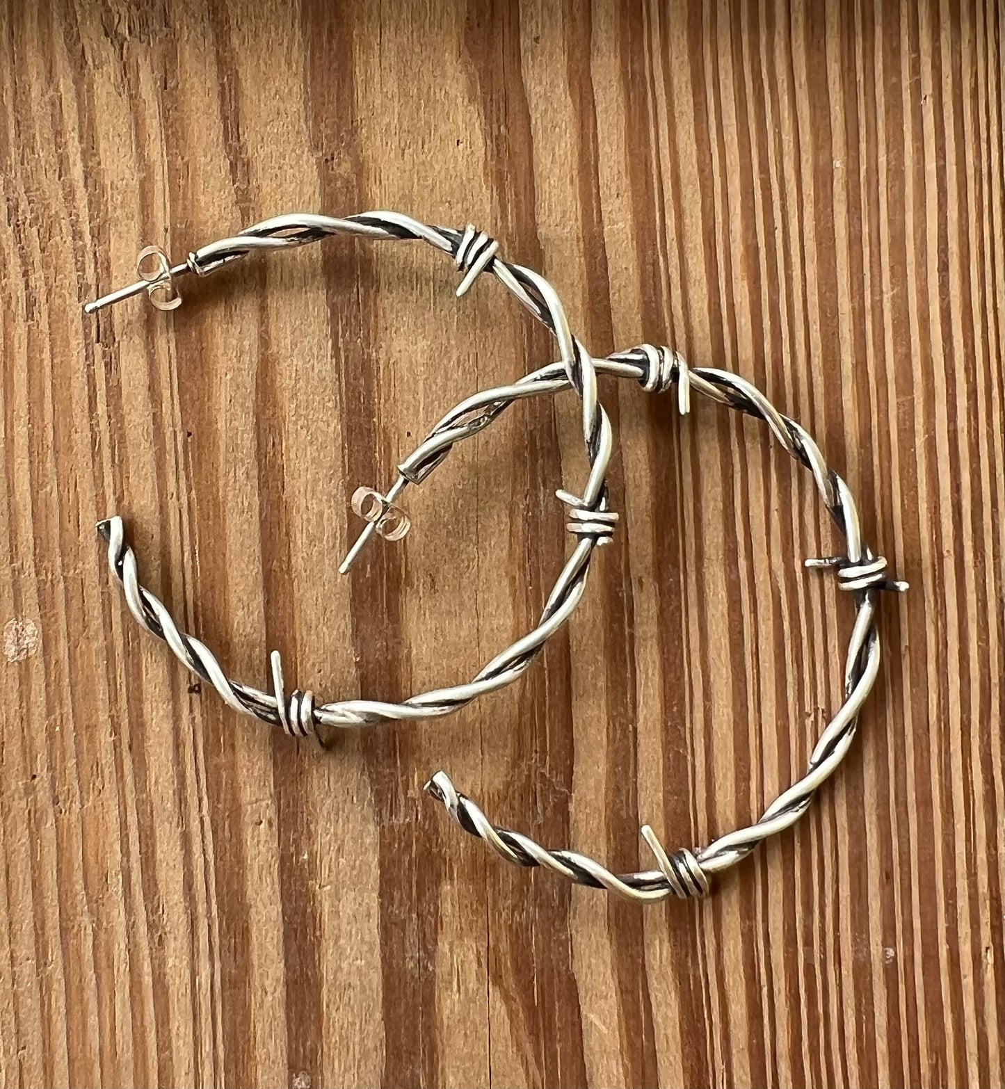 Barbed Wire Hoops