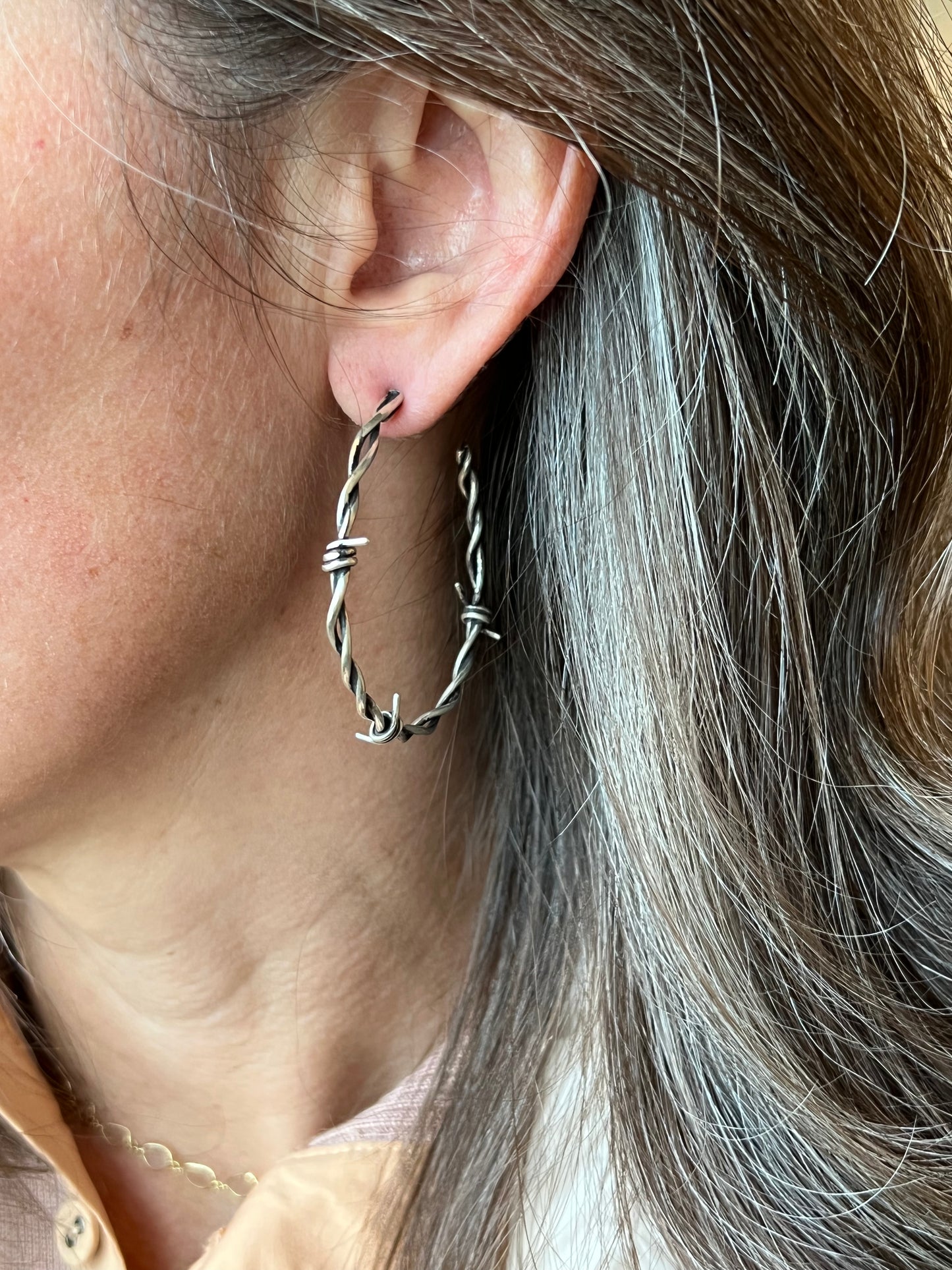 Barbed Wire Hoops