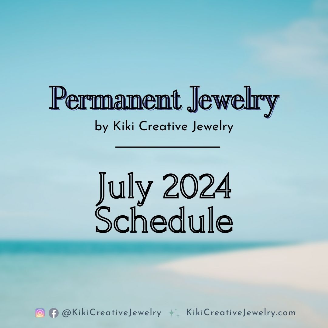 Permanent Jewelry: July 2024 Dates