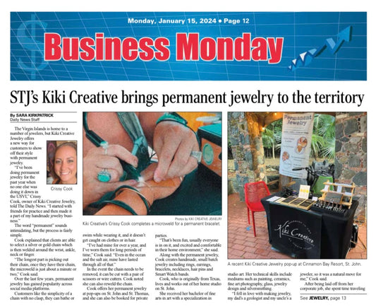 permanent jewelry article KCJ