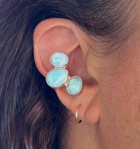 Larimar Ear Cuff