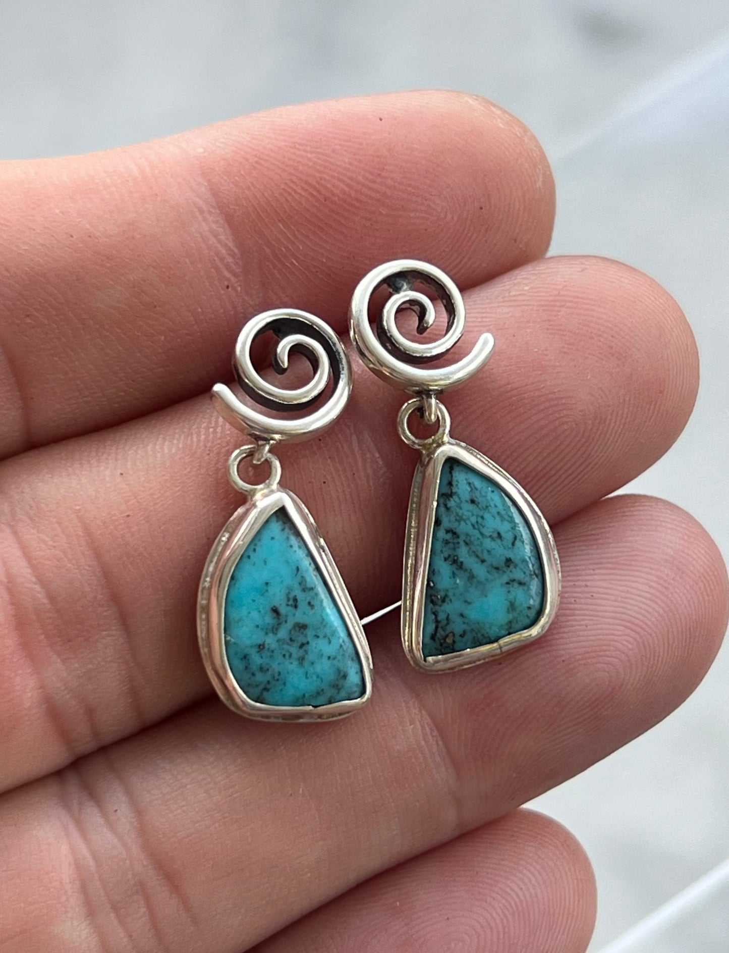 Small Turquoise Earrings (a)