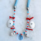 Aquamarine Coral Shell Necklace