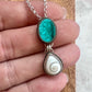 Turquoise Shell Necklace (b)