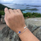 St. John Blue Heart Cuff Bracelet