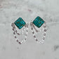 Turquoise Inlay Anchor Earrings (2 pairs available)