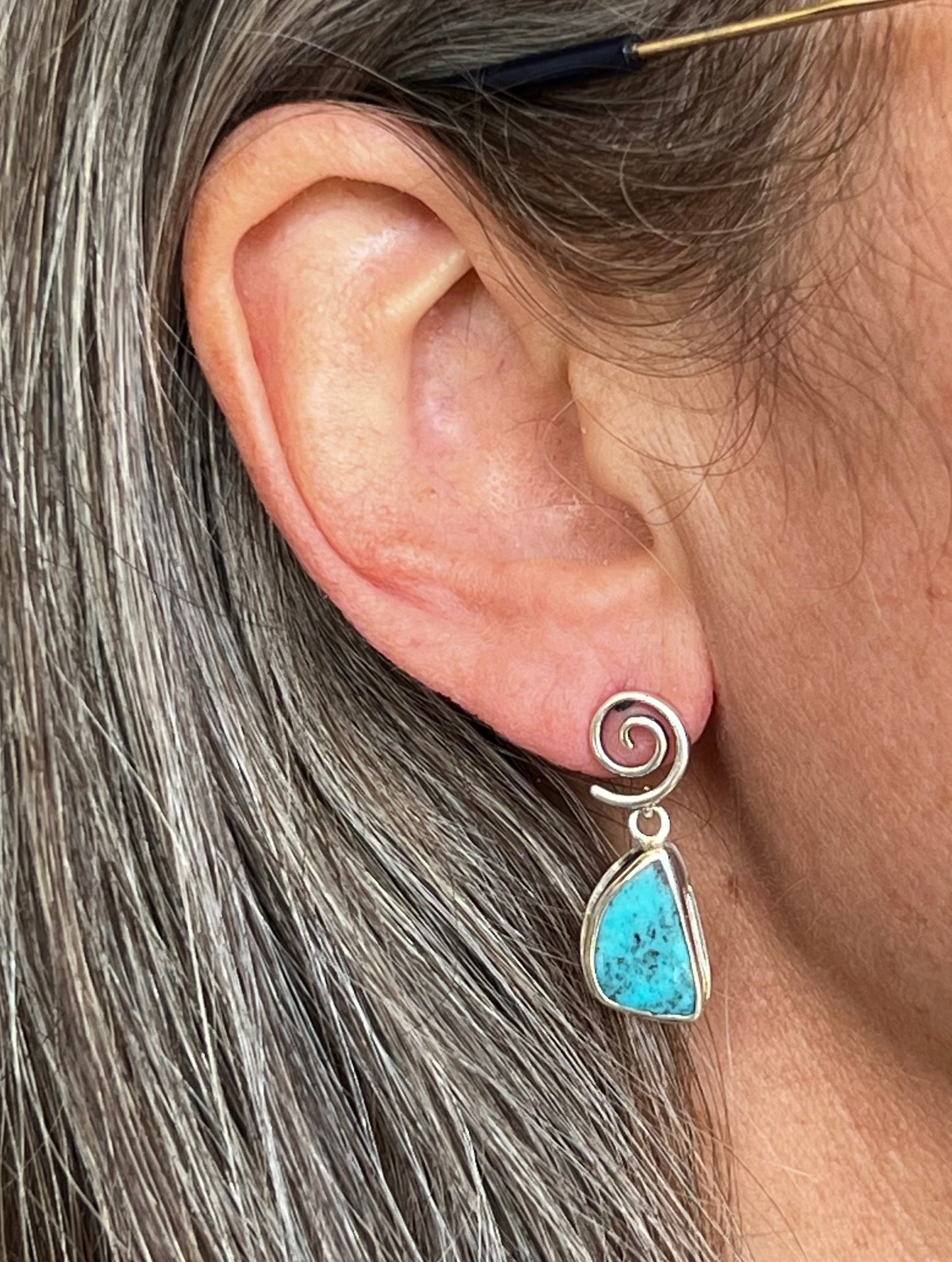 Small Turquoise Earrings (a)