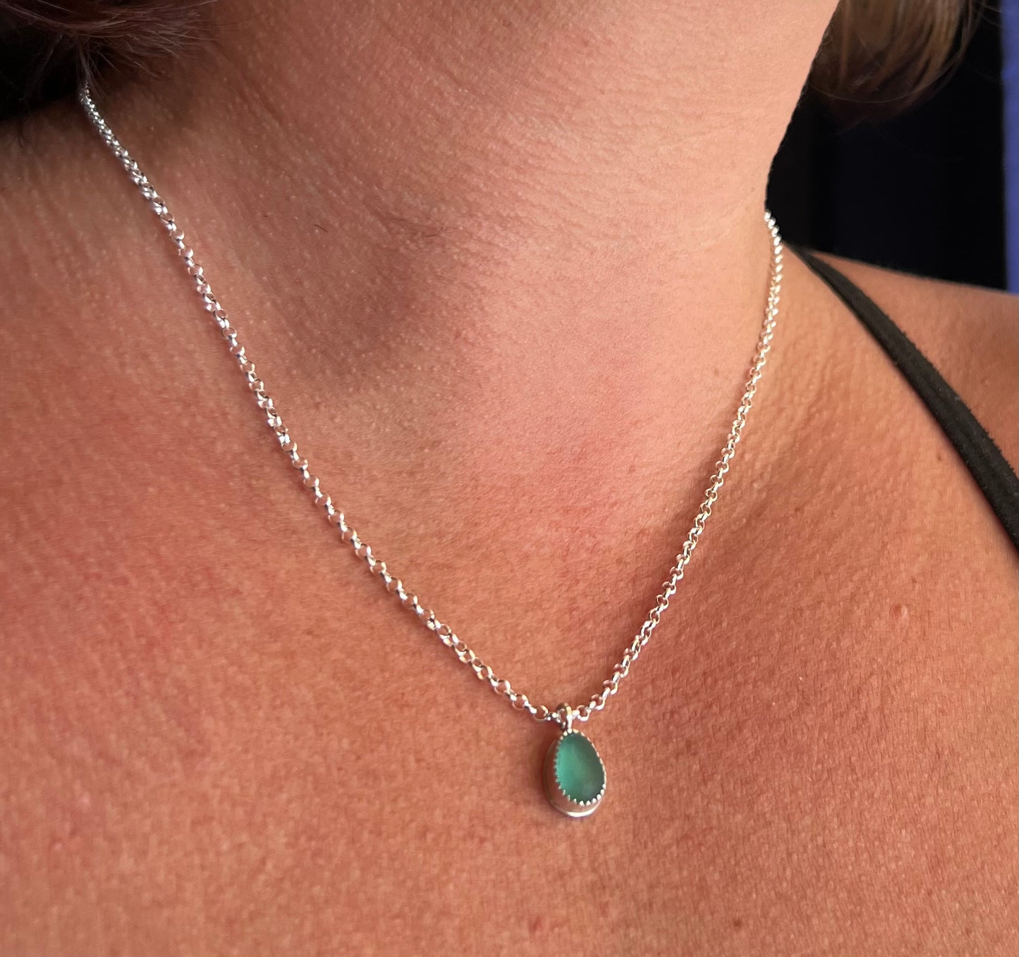 Sea Glass Necklace (a)