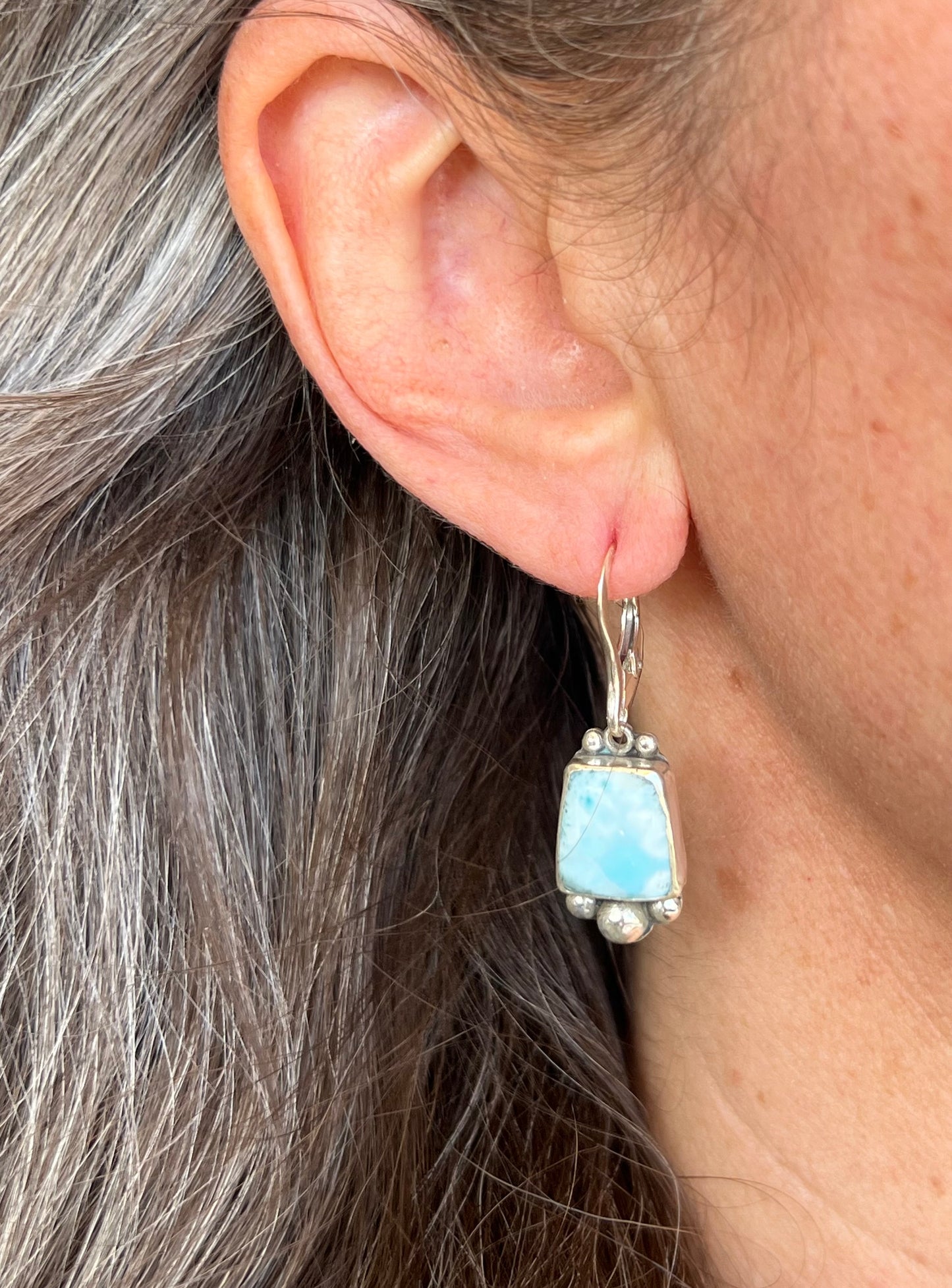 Larimar Earrings