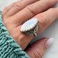 Moonstone Mermaid Tail Ring (size 9.25)