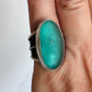 Sea Glass Oval Statement Ring