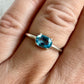 Ocean Blue Topaz Ring (size 7)