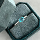 Ocean Blue Topaz Ring (size 8)