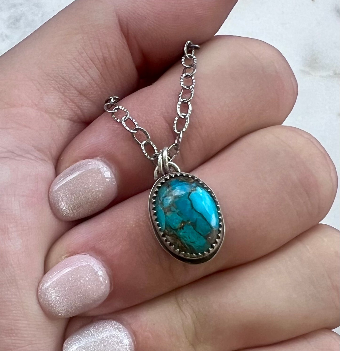 Spiny Oyster Turquoise Necklace (a)