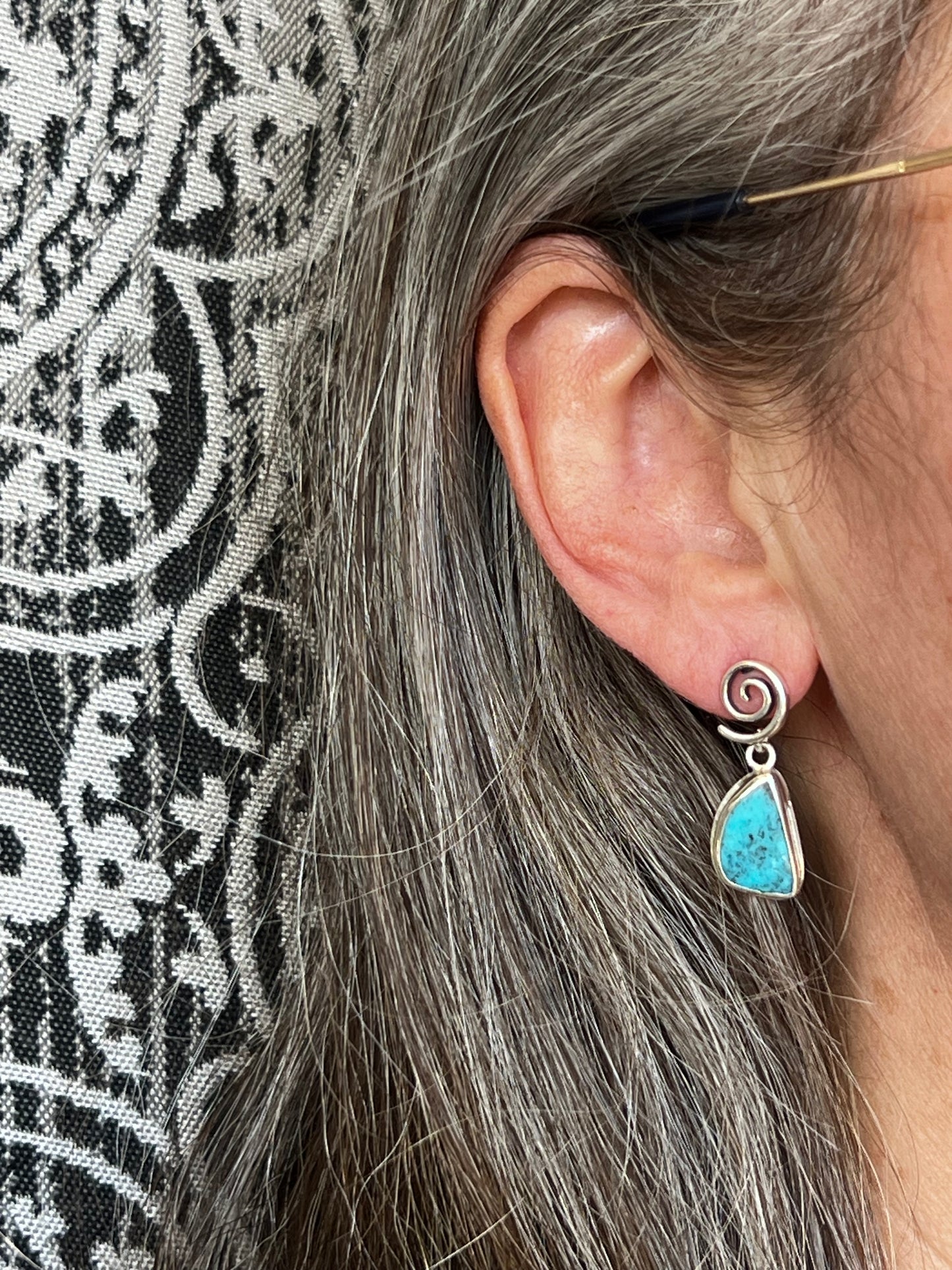 Small Turquoise Earrings (a)