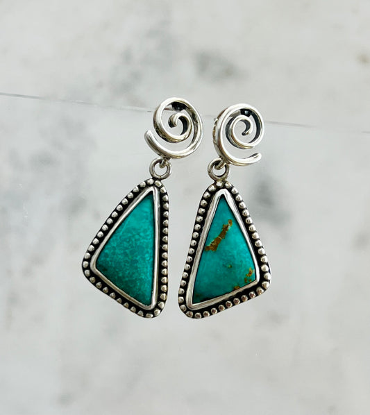 Turquoise Hurricane Earrings