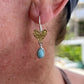 Heart of the Sea Larimar Earrings