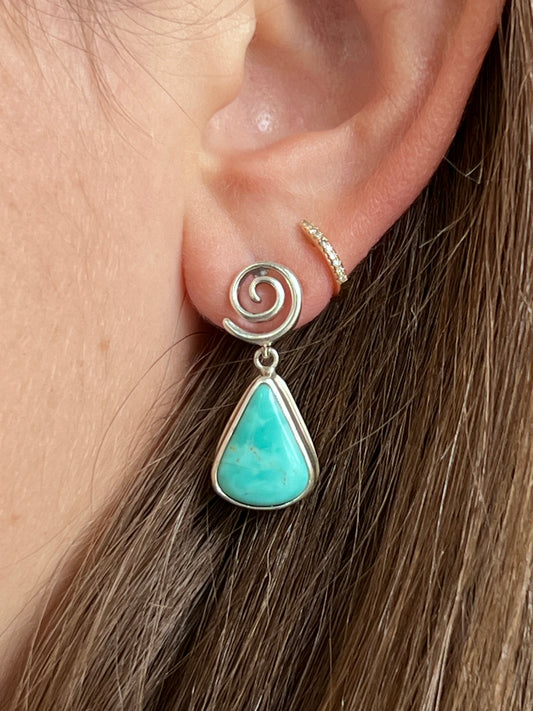 Turquoise Hurricane Earrings