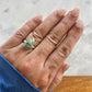 Variscite Stamped Ring (size 7.5)