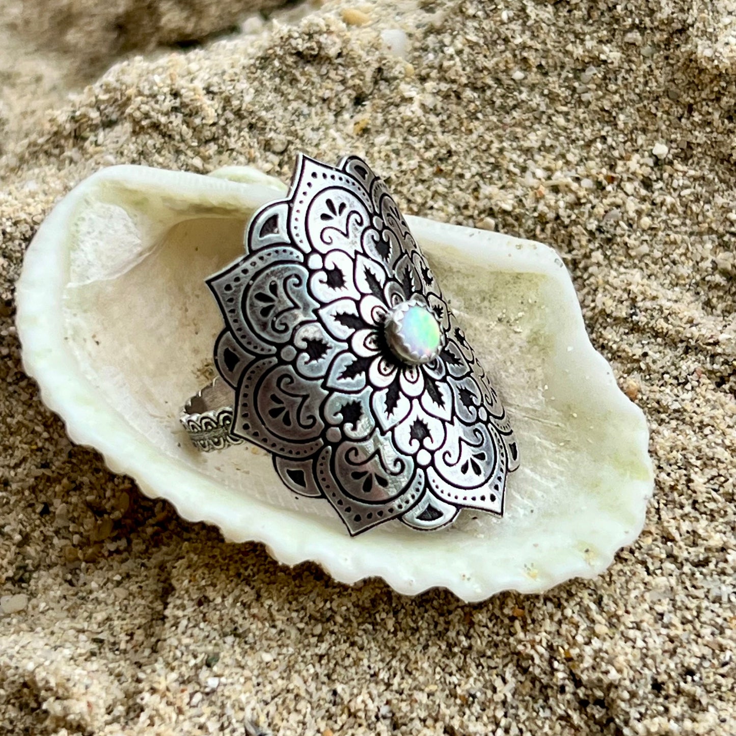 Mandala Ring (size 9)