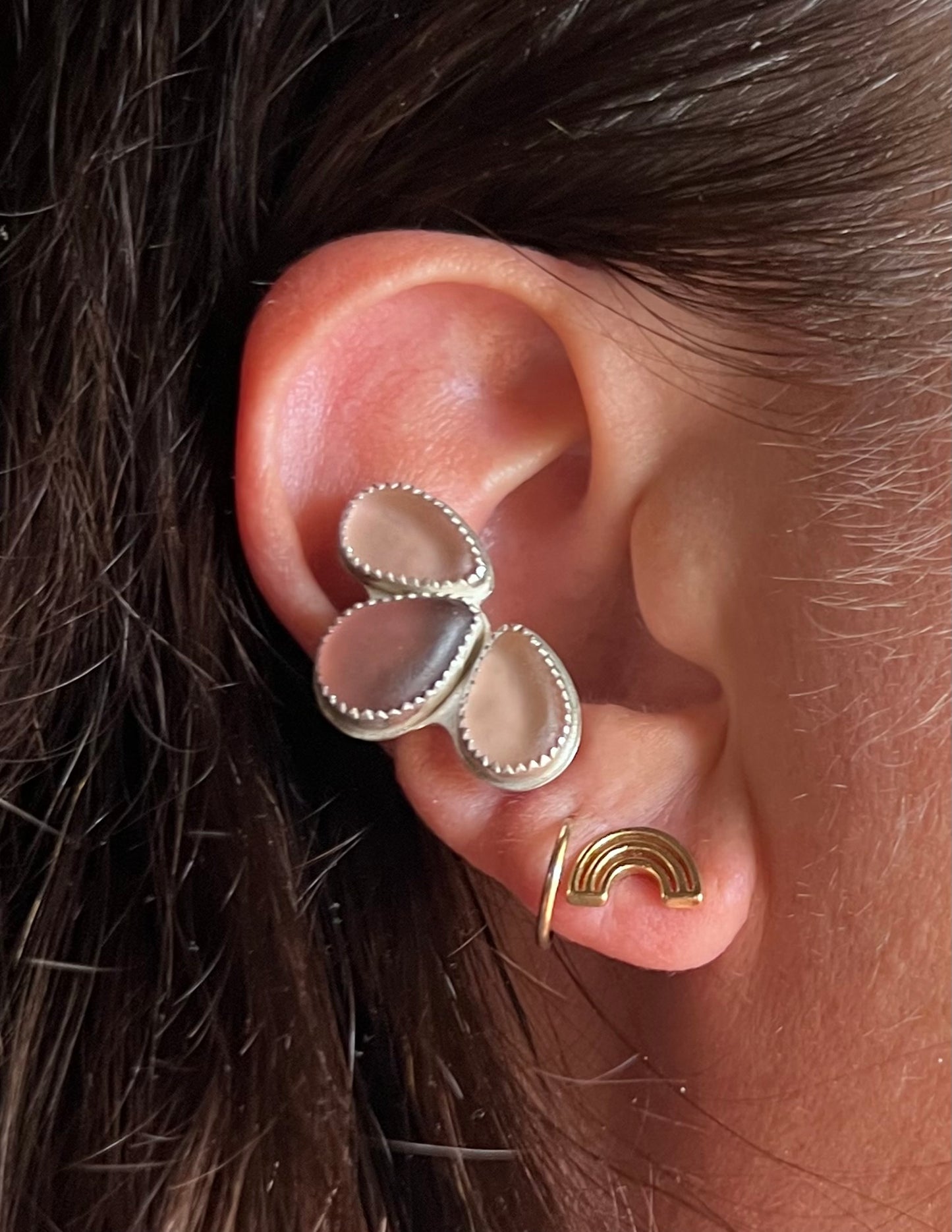 Sea Glass Ear Cuff