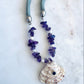 Amethyst Pearl Shell Necklace