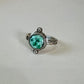 Variscite Stamped Ring (size 9)