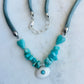 Aventurine Heart Shell Necklace