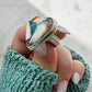 Spiny Oyster Turquoise Heart Ring