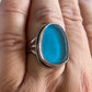 Caribbean Blue Sea Glass Ring