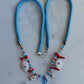 Aquamarine Coral Shell Necklace